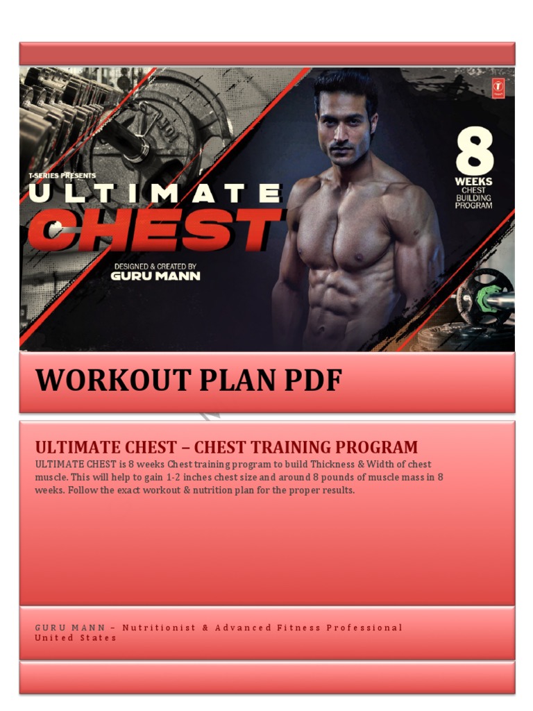 Ultimate Chest Training Program PDF | PDF | Aerobic Exercise | Arm