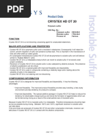 Crystex HD OT 20 PDF