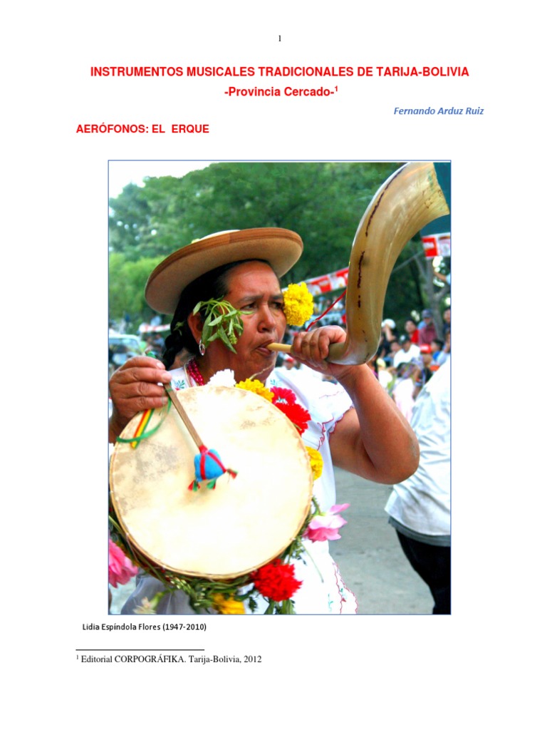 El Erque: Aerófono Tradicional de Tarija | PDF | Aerófonos ...