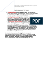 The Production of EM Waves: Charged Particle