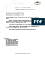 Cronograma de Actividades 6to Año Unerg