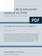 Historia de La Educación Especial en Chile
