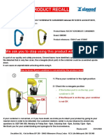 p190115 Rocky Carabiner Product Recall