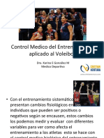 Control Medico Del Entrenamiento Aplicado Al Voley