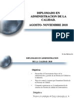 -Programa Diplomado en Administracion de La Calidad 2018