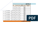 U girder Cycle casting format sheet