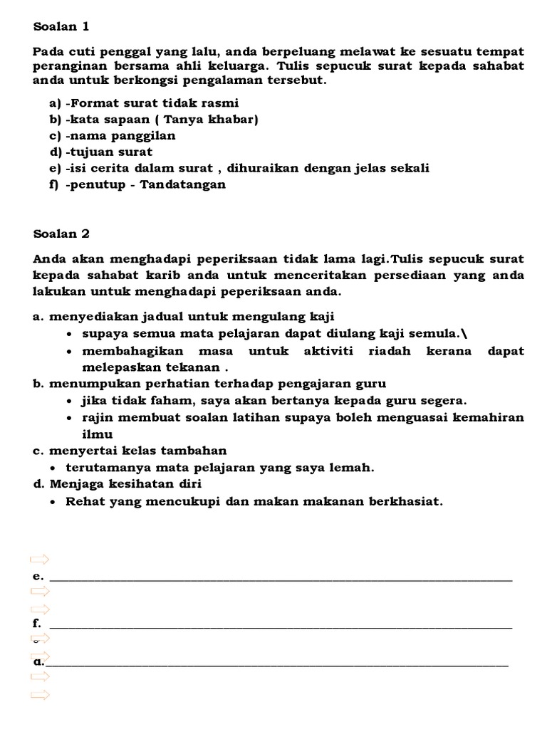Sepucuk Surat Bahasa Melayu Tajuk Pertandingan Basikal Bukit