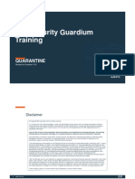 IBM Security Guardium Training: Quarantine