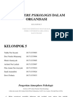 2019 PPT BWX MSDM Semester 4 Kel 5 Tugas 11 Atmosfer Psikologi Dalam Organisasi