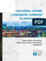 Pobreza Urbana Vivienda y Segregacion Residencial