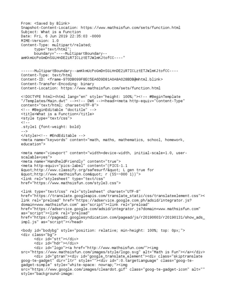 What Is A Function | PDF | Parameter (Computer Programming) | Functions ...