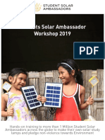 Students Solar Ambassador Workshop 2019