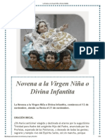 La Novena A La Virgen Niña o Divina Infantita PDF