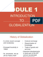MODULE 1 Introduction To Globalization