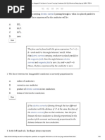 Magnetic Field Due To Current Carrying Conductor (MCQ) - Electrical Study A