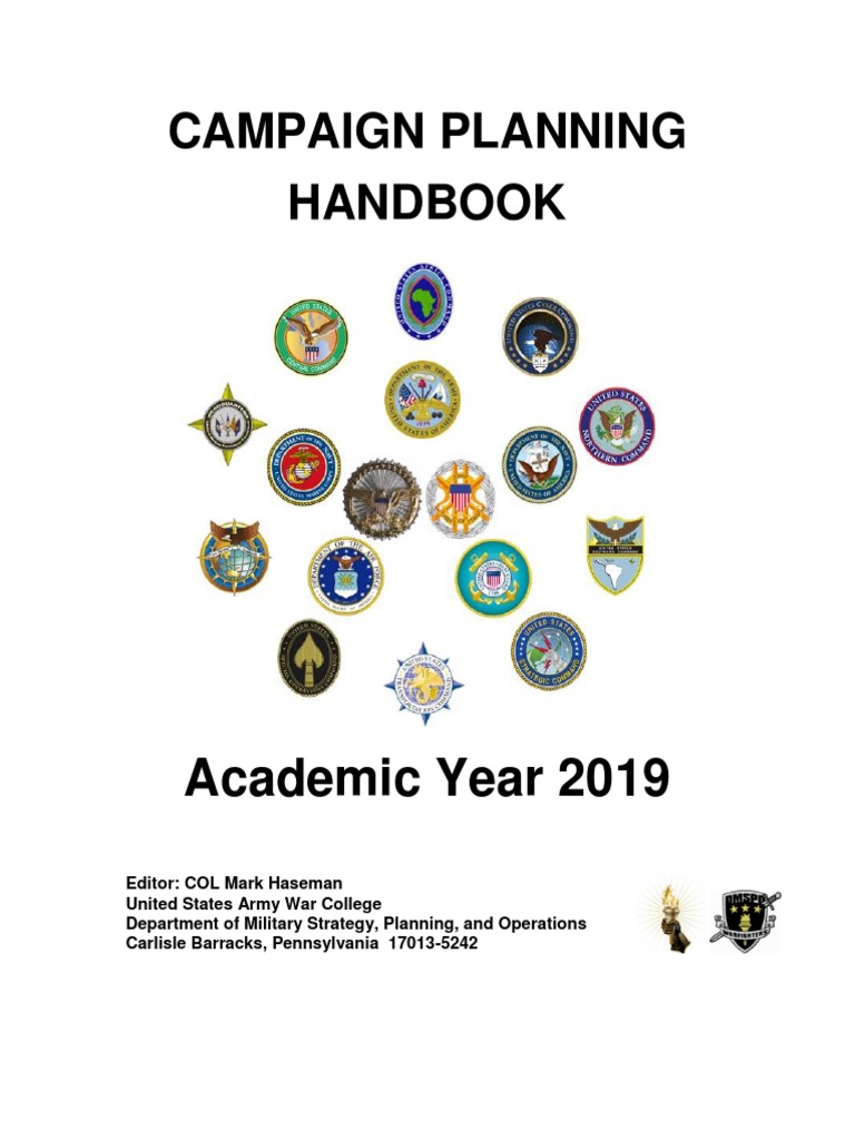 Campaign Planning Handbook PDF United States Department Of Defense