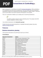 Business Transactions in Controlling (SAP Library - Controlling (CO) )