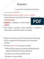 Enzymes: Proteins High Molecular Weight (12000 To 1 Million) Peptide Bonds - Substrate Product