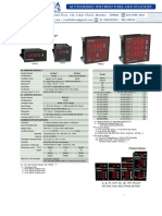 Ac & DC Ammeters: Fixed Range & Selectable Range (16 Ranges in 1 Meter)