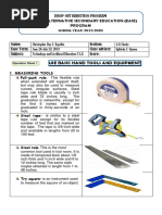 Use Basic Hand Tools and Equipment: Effective Alternative Secondary Education (Ease) Program