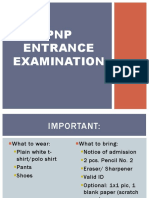 0 - PNP ENTRANCE EXamination PDF