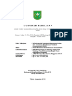 Dokumen Tender Pembuatan Tambak Geomembran HDPE