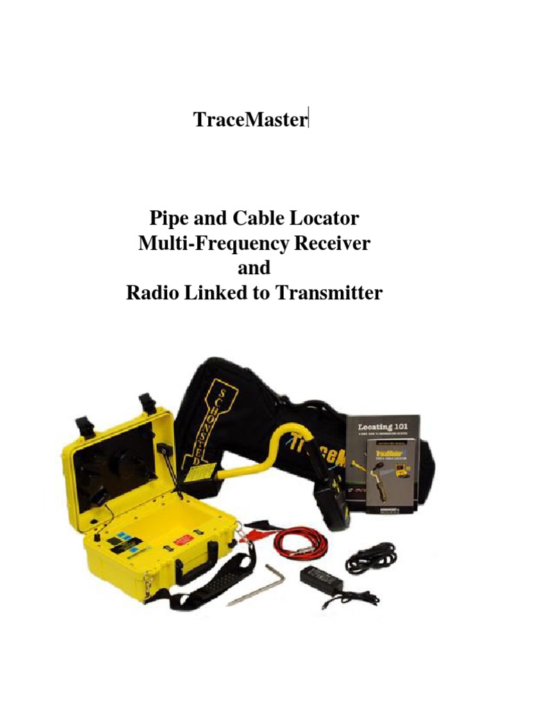 TraceMaster Mini Pipe Locator Specs | PDF | Hertz | Electronic Engineering