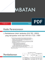 Sesi II Desain Jembatan - Pembebanan PDF