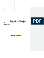 Camshaft Design: Project Report