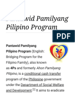 Pantawid Pamilyang Pilipino Program - Wikipedia