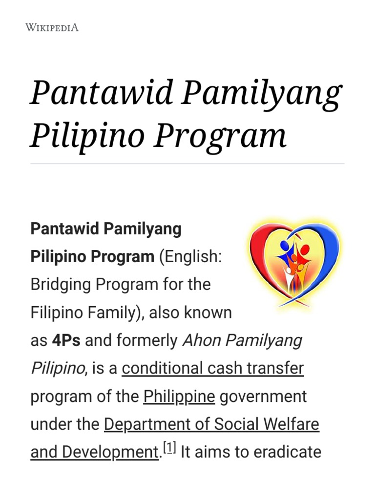 4Ps: Empowering Filipino Families | PDF | Welfare | Poverty