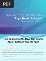 Sign in With Apple