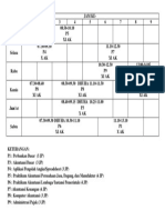 Jadwal Mengajar