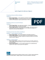 Exemples Appels Tableau Figures PDF