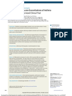 Azithromycin For Acute Exacerbations of Asthma The AZALEA Randomized Clinical Trial