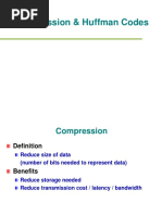 Compression & Huffman Codes