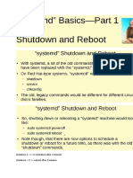 01 Systemd Basics Part 1 Covers The Shutdown and Reboot Commands 720p