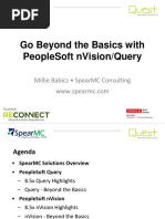 Go Beyond The Basics With PeopleSoft NVisionQuery2