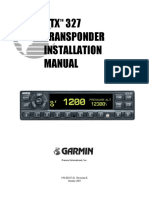 GTX 327 Transponder Installation Manual: Garmin International, Inc