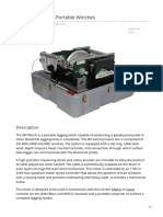 MX Series Semi-Portable Winches