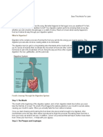 Destive System: What Is Digestion?