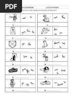 Exercices Vetements PDF