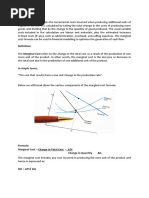 Marginal Cost