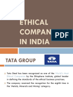 Ethical Companies in India