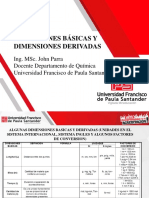 Presentacion - Dimensiones Basicas y Derivadas PDF