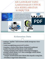 Langkah-Langkah Yang Dapat Dilaksanakan Untuk Menjaga Keselamatan Komputer