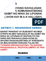 6 Na Gamit NG Wika Ayon M.a.K Halliday