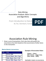 From Introduction To Data Mining: Data Mining Association Analysis: Basic Concepts and Algorithms