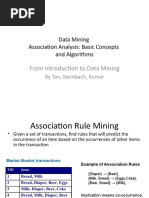 From Introduction To Data Mining: Data Mining Association Analysis: Basic Concepts and Algorithms