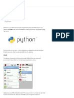 Documentation Usage Python